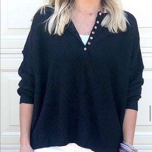 Henley sweater